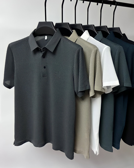 Top-Notch Textured Slim Fit Polo Tee