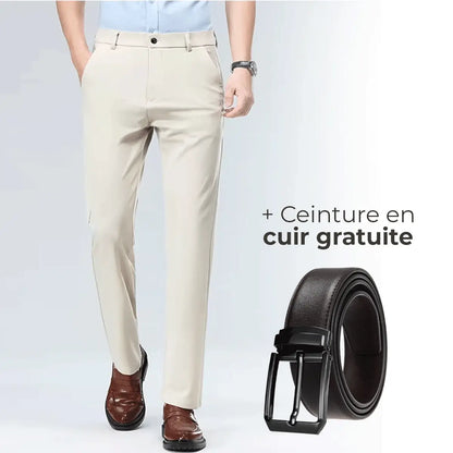 Luffy® Stretchy Social Trousers (+ Free Leather Belt)